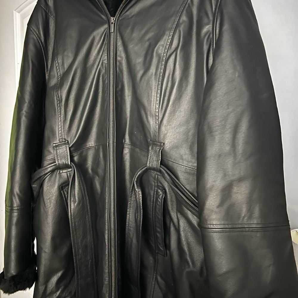 Wilsons Leather Black Jacket